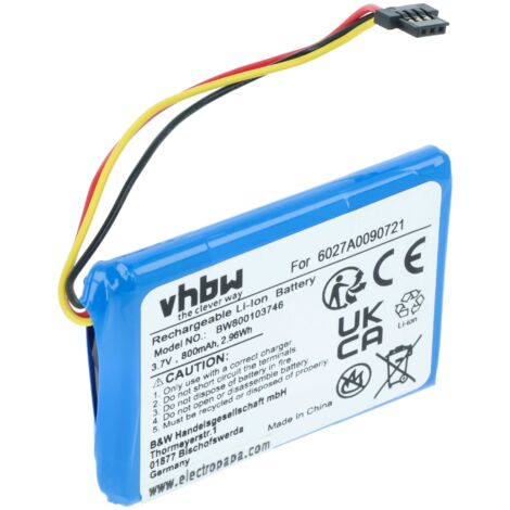 800mAh TomTom 6027A0090721 Battery For 4EF0.017.00 4EF00 Start 50M Start 45M Start 55M 1ET0.052.09 4ET0.052.01 Start 50TM Start