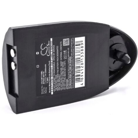 vhbw Battery Replacement for Cattron-Theimeg BT923-00116 for Industrial Radio Remote Control (2000mAh, 3.6V, NiMH) - Black