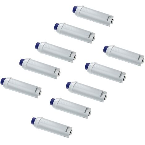 vhbw 10x Water Filter compatible with DeLonghi BCO 410, BCO 420, EC 800 Coffee Machine, Espresso Machine - White (1/3)