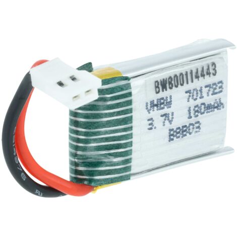 vhbw Replacement Battery compatible with HiSky HCP60, HCP80, HCP80 V2 Model Making Device (180mAh, 3.7V, Li-Ion) (1/5)