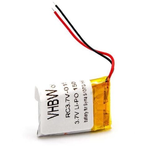 vhbw 1x Battery compatible with Syma S107G, 107G, S108G, S109G, S102G, S111G Model Making Device (150mAh, 3.7 V, Li-polymer)