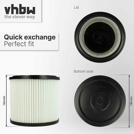 vhbw Set 5x Replacement Filters compatible with Rowenta ZR 70 ZR