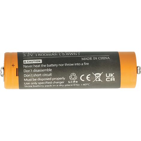 vhbw Replacement Battery compatible with Moser Wahl 1884 Li+Pro Electric Hair Trimmer (1800mAh, 3.2V, Li-Ion) (1/5)