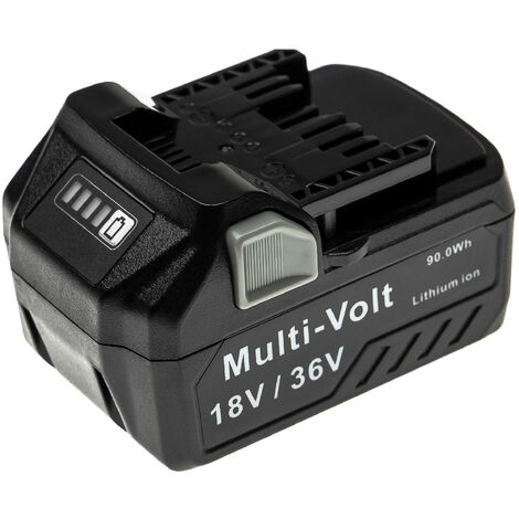 vhbw Battery compatible with HiKOKI C3607DAQ4, C3607DRA, C3610DRA, CB18DBL Electric Power Tools (5000 / 2500 mAh, Li-Ion, 18 / 36 V) (1/3)