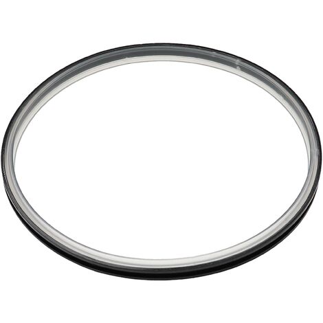 vhbw Lid Seal compatible with Vorwerk Thermomix TM31 Kitchen Mixer, Food Processor - Sealing Ring, Black, Transparent