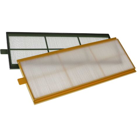 vhbw Air Filter Set compatible with Paul Santos 570, 370 Ventilation Devices - G4 / F7 2-Part Kit, 50 x 16 x 1 cm Yellow Green White (1/5)