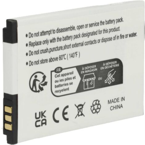 5 Batteries Li-ion 800 MAh 3,7V Pour Téléphone Fixe Siemens Gigaset SL610H Pro, SL780, SL450H, Etc. - 9