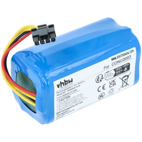 vhbw Battery compatible with Blaupunkt BlueBot XSmart BPK-VCBB1XS ...