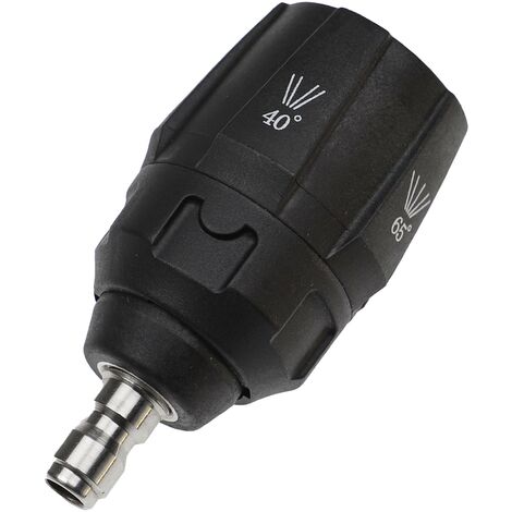 vhbw Spray Attachment compatible with Kärcher K 3.97 M plus, K 3.98 M T 100, K 3.99 M plus High-Pressure Cleaners - Turbo Nozzle, 5 Spray Angle (1/4)