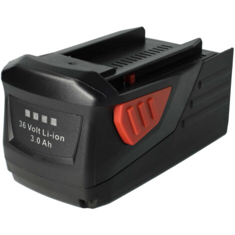 vhbw 2x Battery Replacement for Hilti B36V, B36, 2203932, 418009 for Power Tools (3000 mAh, Li-Ion, 36 V)
