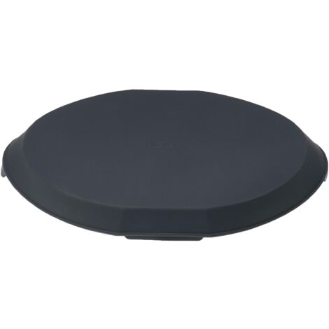 vhbw Baking Dish compatible with Vorwerk Thermomix TM31, TM5, TM6, TM Friend Kitchen Machine - Silicone Steam Cooking Basket, Black