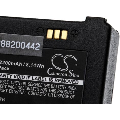 vhbw Battery Replacement for Bixolon PBP-R200 for Printer Copier Scanner Label Maker (2200mAh, 3.7 V, Li-Ion) (1/2)