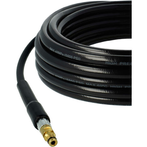 vhbw 10m High-Pressure Hose compatible with Kärcher K 2 Battery, K 2 Battery Set High-Pressure Cleaner - Brass Thread