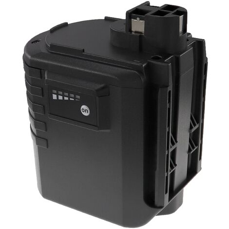 EXTENSILO 3x Battery Replacement for Würth WA 24V for Electric Power Tools (3300 mAh, NiMH, 24 V)