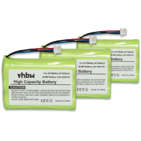 Vhbw - Nimh Batteria 1500mah (3.6v) Per Telefono Fisso Cordless Southwestern Bell Ff-5000, Ff - View #4