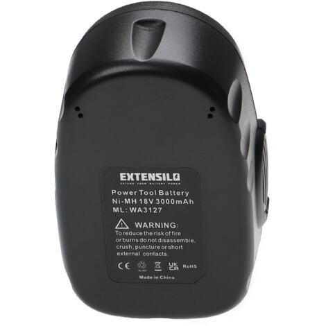 EXTENSILO Battery Replacement for Worx WA3127 for Electric Power