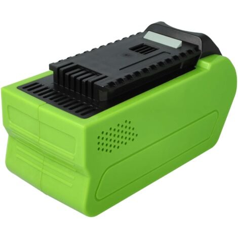 EXTENSILO Battery compatible with Greenworks Tools 20077, 20117, 20157, 21107, 24107, 22147T, 22637T Electric Power Tools (5000 mAh, Li-ion, 40 V)