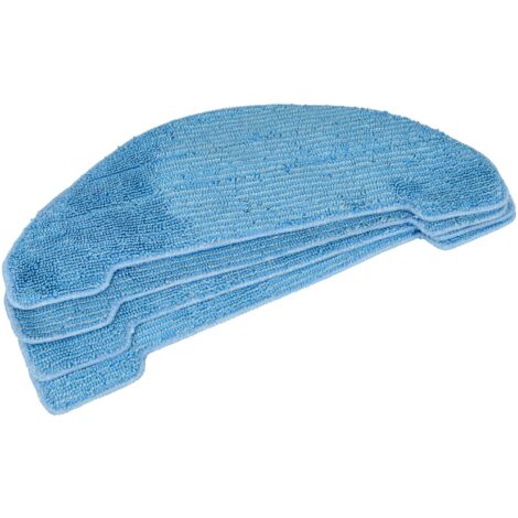 vhbw Cleaning Cloths 4-Pack compatible with Bagotte BG700, BG800, BG600, BG600MAX, BG750 Robotic Vacuum Cleaner - 4x wipe