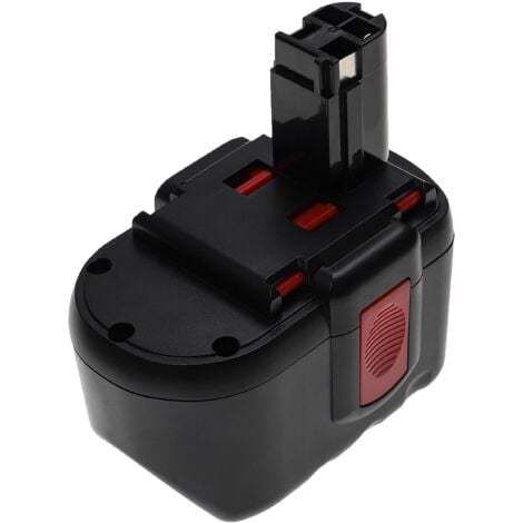 EXTENSILO Battery Replacement for Bosch 2607335280, 2607335279, 2607335268, 2607335446, 2607335445 for Power Tools (3300 mAh, NiMH, 24 V)
