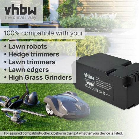 Vhbw Ersatzakku Für Gardenline R800Easy Rasenroboter – 25,2V, 1500mAh, Li-Ion, 7 Zellen