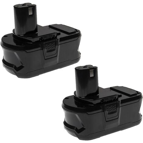 EXTENSILO 2x Replacement Battery compatible with Ryobi OGS 1820