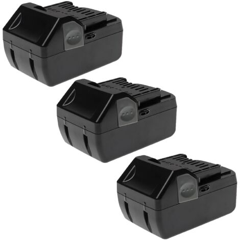 EXTENSILO 3x Replacement Battery compatible with Hitachi / Hikoki FCG 18DAL, FCG 18DL Electric Work Tool, Vacuum Cleaner (5000 mAh, Li-ion, 18 V) (1/5)