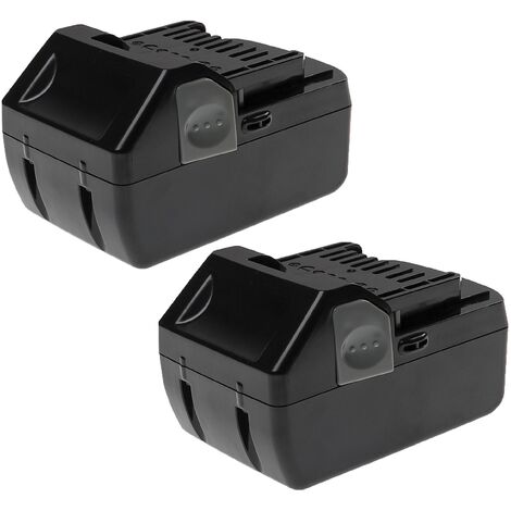 EXTENSILO 2x Replacement Battery compatible with Hitachi / Hikoki WH 18DSL, WM 18DBL Electric Work Tool, Vacuum Cleaner (5000 mAh, Li-ion, 18 V) (1/5)