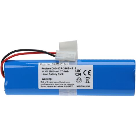 Vhbw batteria sostituisce Bissell 1625424 per aspirapolvere home cleaner ( 2600mAh, 14,8V, Li-Ion) | Leroy Merlin