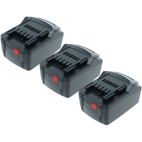 EXTENSILO 3x Replacement Battery compatible with Fischer FSS 18V 400 BL ...