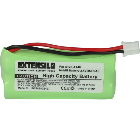 EXTENSILO Replacement Battery compatible with T-Com Sinus 100 Wireless ...