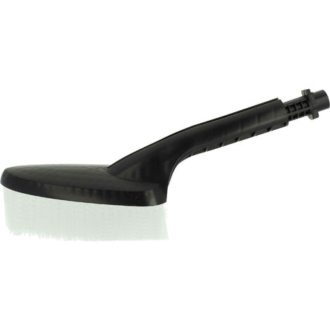 vhbw Washing Brush compatible with Kärcher K 4 Full Control Home, K 4 Home, K 4 Power Control High-Pressure Cleaner - 34x10 cm, Black White