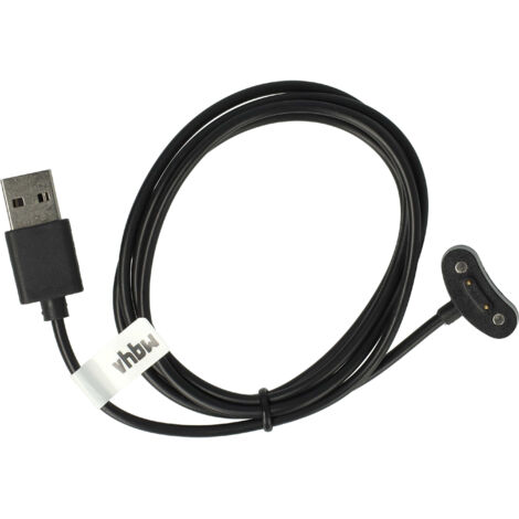 vhbw USB Charger Cable compatible with Mobvoi TicWatch Pro