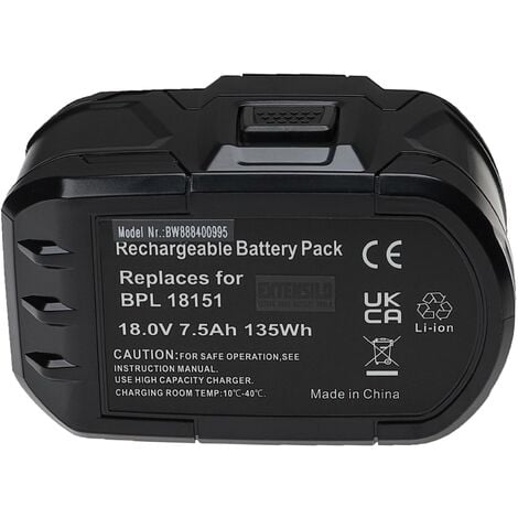 18 volt rechargeable discount batteries