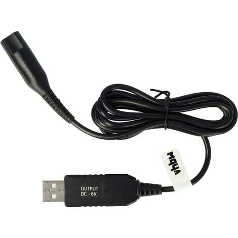 vhbw Charging Cable compatible with Braun CruZer 5 HC5090 (Typ 5427, Head  Hair Clipper HC3050 Razor 