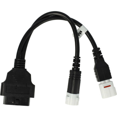 vhbw adattatore OBD2 OBD2 4 Pin su OBD2 16Pin compatibile con Yamaha X-Max, XSR 900 (2016 - 2019), YZF R1 (dal 2015), YZF R1M moto, scooter - 30 cm