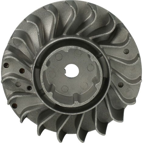 vhbw Flywheel Replacement for Stihl 1143 400 1201, 1143 400 1234 for Power Saw - 10 cm External Diameter, 3.4 cm Thick, 300 g, Silver