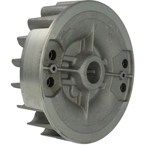 vhbw Flywheel Replacement for Stihl 1143 400 1201, 1143 400 1234 for Power Saw - 10 cm External Diameter, 3.4 cm Thick, 300 g, Silver