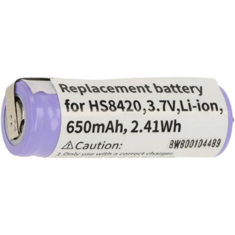 Batteria 650mAh 3.7V Per Philips HS8420/23 - Ricambio Compatibile Con KR112RRL E US14430VR - Foto 6