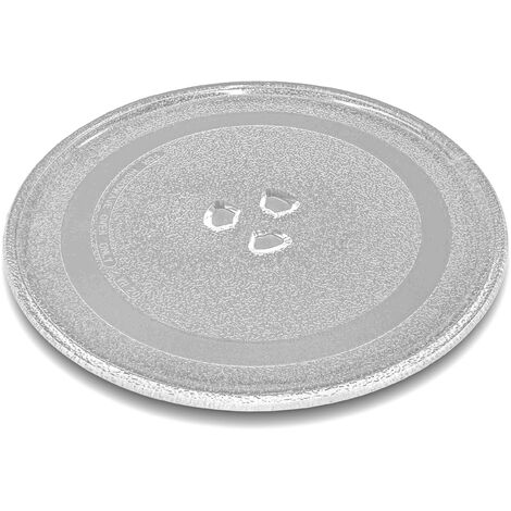 vhbw Microwave Plate compatible with Silvercrest SMW 800 F2 Microwave - Rotary Plate with Y-shaped mount, Glass, 24.5 cm