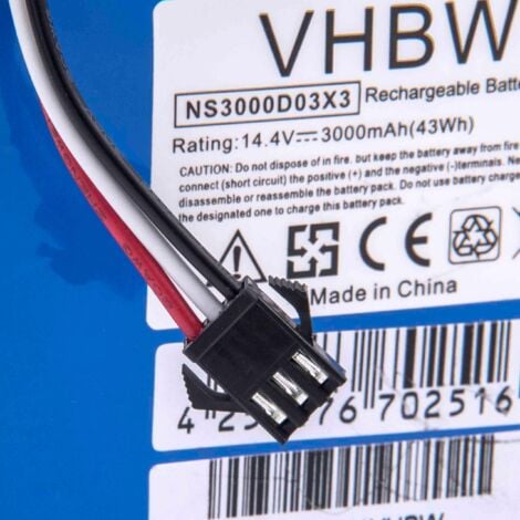 vhbw Battery Replacement for YX-Ni-MH-022144 for Home Cleaner Blue ...