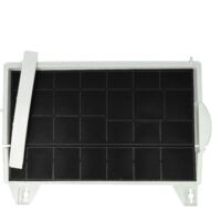Vhbw 2x Filtres à Charbon Actif Compatible Avec Bosch Dhu655u 04 Dhu656uff 01 Dhu656uff 02 Dhu665u 01 Hotte Aspirante 45 X 32 X 4 Cm