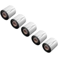 vhbw 5x Thermal Ribbon compatible with TSC TTP-247, TTP-246M Pro Label ...