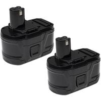 EXTENSILO 2x Replacement Battery compatible with Ryobi CFP 180FM