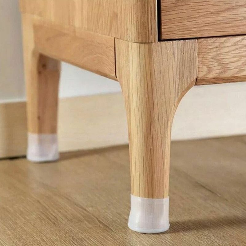 confezione da 8 Anwenk 2,8-3,5 cm set cappucci di protezione per legno pavimento mobili quadrati sedia da tavolo cuscinetti per gambe sedie 