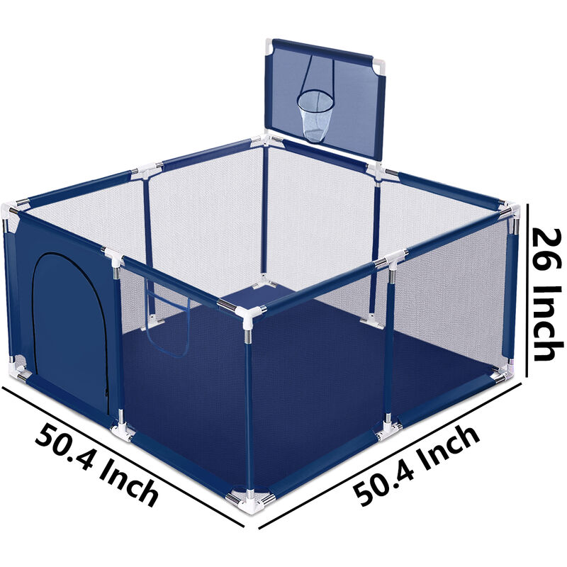 Gioco bambini piscina box con palline colorate con canestro basket per casa  spiaggia giardino e cameretta