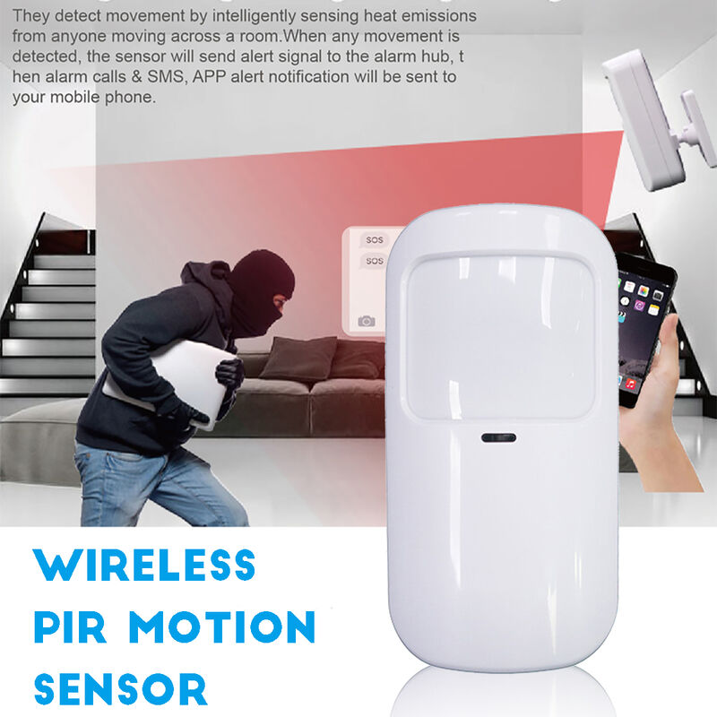 SENSORE MOVIMENTO INFRAROSSI PET IMMUNE PIR WIRELESS EWP2 ALLARME ELDES  INFRAROSSI