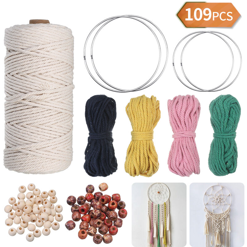 1 rotolo 3MM DIY macramé corda