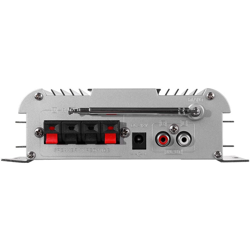 Amplificatore di potenza audio stereo HIFI DC 12V 600W Amplificatore per  auto a 2 canali con telecomando USB