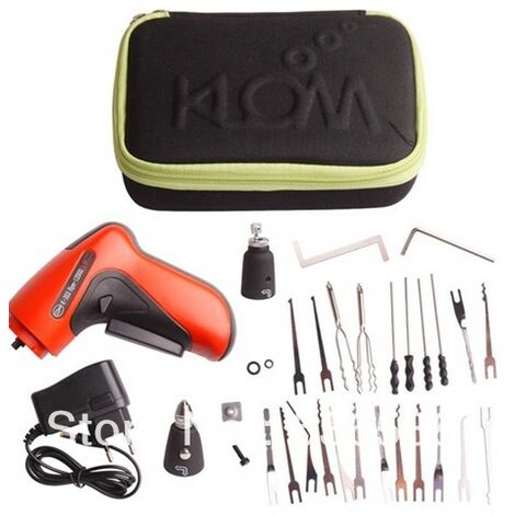 KLOM - Set di grimaldelli elettrici senza fili per serratura