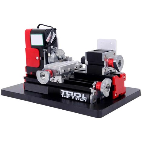 Tornio Per Legno Mini Da Banco 150W - Velocità Regolabile 4000-7000 Giri/min, Per Creazioni Fai Da Te - Foto 2